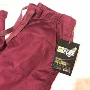 WonderWink Maroon Scrub Pants